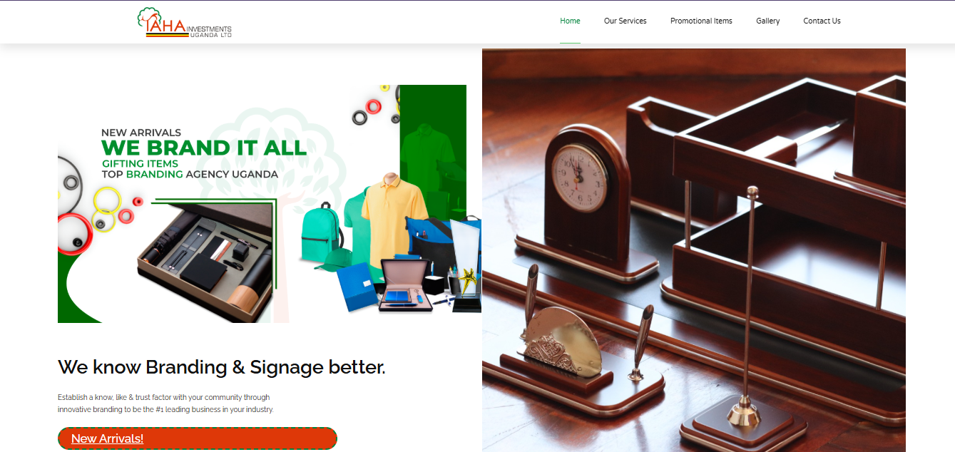 Taha Investments Website